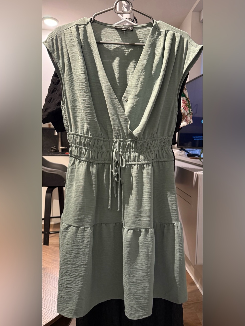 Sage Color Brunch/daytime Dress